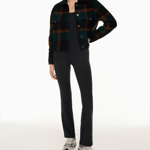 Aritzia Wilfred Free Black Divinity Kick Flare Jumpsuit - Picture 3 of 16